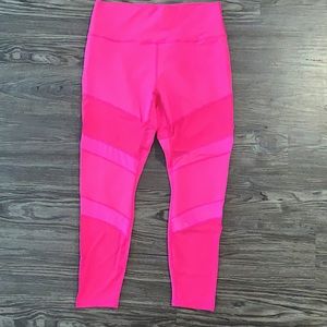 Fabletics ultra high waist hot pink leggings